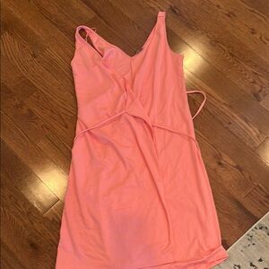 Women's Pink Wrap Dress